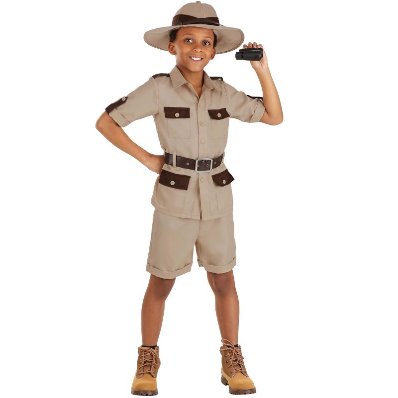 HalloweenCostumes.com Safari Explorer Costume for Boys., 2 of 8