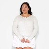 Women's Crewneck Ribbed Cardigan - Wild Fable™ - 2 of 3