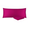 PiccoCasa 100% Cotton 250 Thread Count Envelope Closure Soft Body Pillowcase 1 Pc - 4 of 4