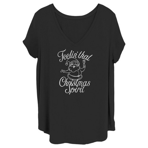 target womens christmas shirts