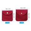 Unique Bargains Jewelry Pouches with Snap Button, Velvet Jewelry Pouches - 2 of 4