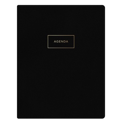 2022-23 Academic Planner Weekly/Monthly Refillable Assistant 8.5"x11" Black - Ashley G. for Blue Sky