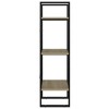 vidaXL 3-Tier Book Cabinet Sonoma Oak 15.7 in.x11.8 in.x41.3 in. Engineered Wood - 4 of 4