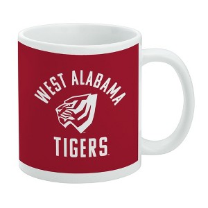 University of West Alabama Tigers Logo Ceramic Coffee Mug Novelty Gift Mugs for Coffee Tea and Hot Drinks 11oz White - 1 of 4