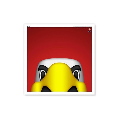 NHL Washington Capitals Slapshot Mascot Art Poster Print