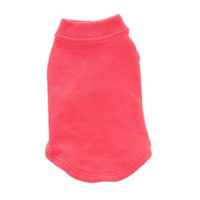 Gooby Stretch Fleece Cold Weather Dog Vest, Medium, Pink