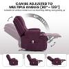 Manual Recliner w/Massage & Heating - 385Lb Capacity Accent Chair for Living Room, Bedroom, 155° Tilt, Cup Holders, Single-Box Delivery - 4 of 4