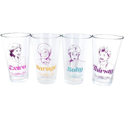 Silver Buffalo The Golden Girls Pint Glass And 14 Ounce Ceramic Mug Set