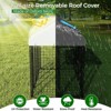 XBRIGH Large, medium and small black square dog crate for outdoor and lawn use with UV cover for outdoor backyard farms - 3 of 4