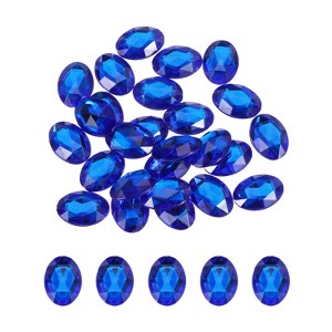 Unique Bargains Acrylic Flat Back Diamond Gems Bead for Face Painting DIY Crafts 25 Pcs - 1 of 4