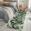 Machine Washable Runner Rug 2x6 Snake Floral Print Hallway Rug Non-Shedding Farmhouse Indoor Floor Mat Foldable Ultra-Thin Gothic Serpent Accent Rug - 2 of 4