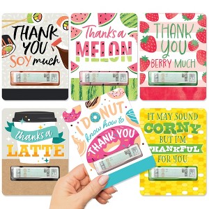 Big Dot of Happiness Assorted Thank You - DIY Cash Holder Gift - Funny Money Cards - Set of 6 - 1 of 4