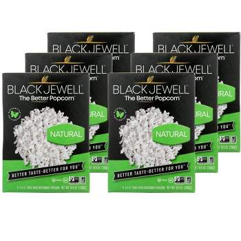 Black Jewell Natural Microwave Popcorn - Case of 6/10.5 oz