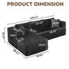Cloudy Sectional Couch With L-shape Chaise, No Assembly Required, Modern Modular Sofa With Deep Seat, Upholstered Couches For Living Room Bedroom - 3 of 4