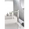 Modern Single Handle Vanity Sink Faucet with Relaxing Waterfall Spout Design - 4 of 4