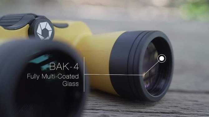 Barska 7x50mm Floating Binocular - Yellow, 2 of 9, play video
