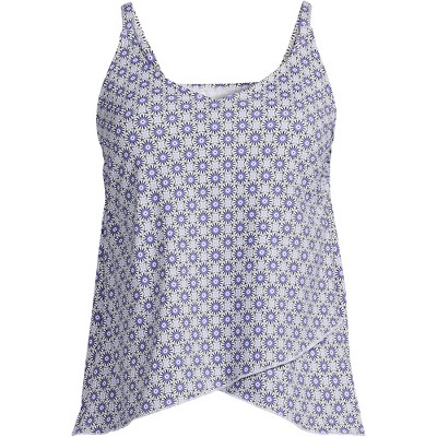 Lands' End Women's Mastectomy Chlorine Resistant Square Neck