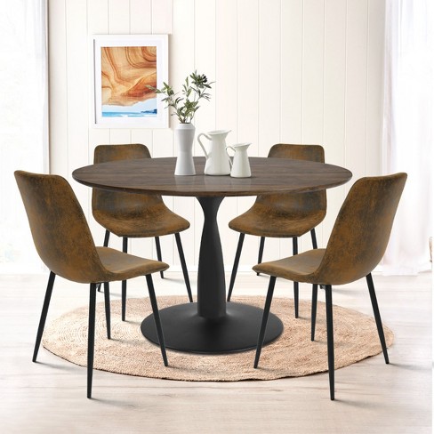 Table and chair online set black