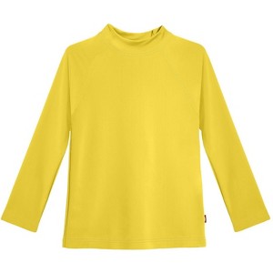 City Threads USA-Made Recycled Nylon Girls UPF 50+ Long Sleeve Rashguard - 1 of 4