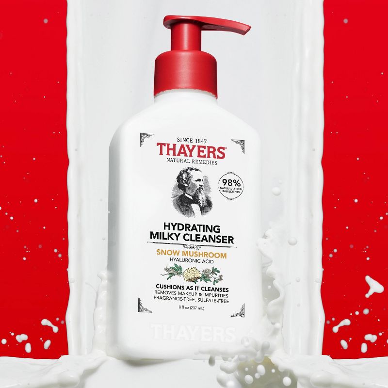 Thayers Natural Remedies Hydrating Milky Face Wash - 8 fl oz, 3 of 13