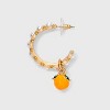 Pearl Hoop Earrings - A New Day™ - 3 of 3