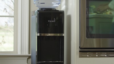 Primo 601087 Deluxe Top Load Bottled Water Dispenser, Black