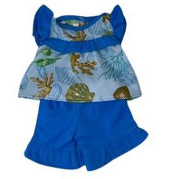 Doll Clothes Superstore Under The Sea Print Outfit For 15-16 Inch Cabbage Patch Kid Dolls