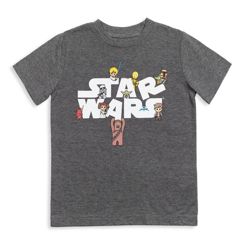 Star Wars The Mandalorian C-3PO Chewbacca Stormtrooper 3 Pack T-Shirts Toddler, 2 of 8