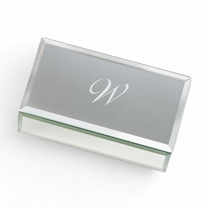 Personalization Mall Reflections Engraved Mirrored Jewelry Box - 1 of 3