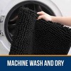 BAGOKIE 3 Piece Chenille Bathroom Rug Set - 4 of 4
