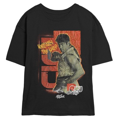 Street Fighter Womens Unleash the Hado Skimmer T-Shirt : Target