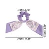 Unique Bargains Women's Classic Grace Bow Hair Ties 2.76" Diameter Purple 1 Pc - image 4 of 4