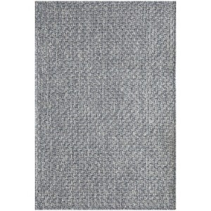 Nourison Tulum Basketweave Solid Indoor/Outdoor Flatweave Area Rug - 1 of 4