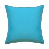 18"18" Edie@Home Embroidered Starfish with Metallic Detail Square Indoor Outdoor Throw Pillow Blue: Zipper Closure, Woven Polyester - 2 of 4