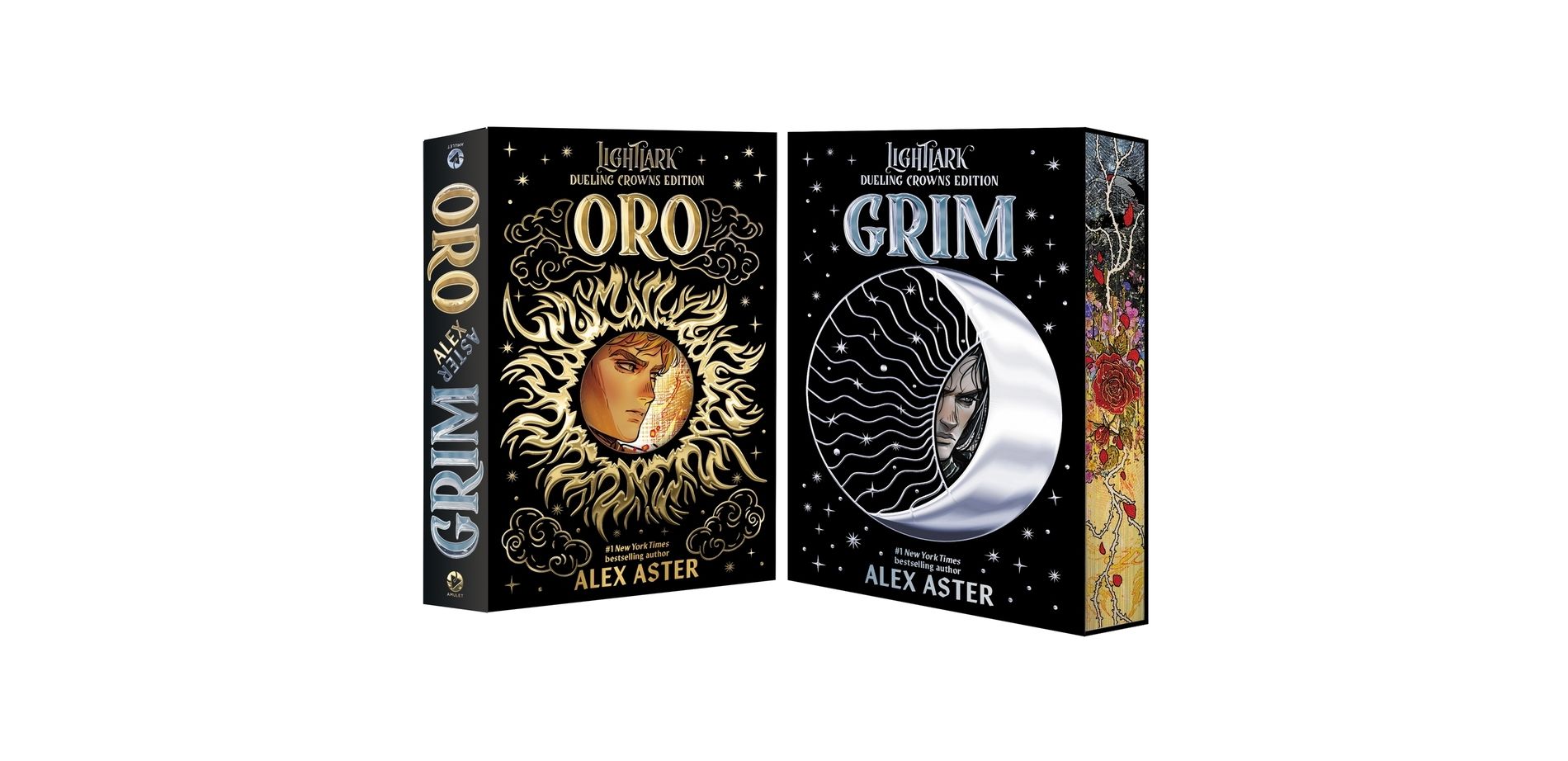 Grim and Oro: Dueling Crowns Edition (A Lightlark Saga Deluxe Companion Book) - by Abrams Books (Hardcover)