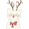 Boy's Design By Humans Christmas cat By Rasheb T-Shirt - 2 of 3