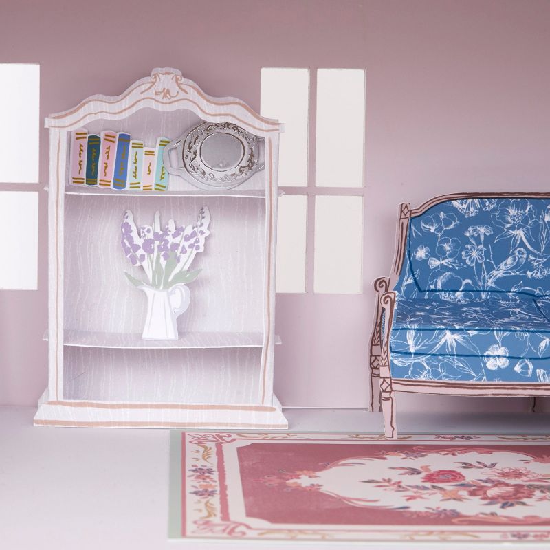 Meri Meri Mini Paper Dolls House (Pack of 1), 2 of 9