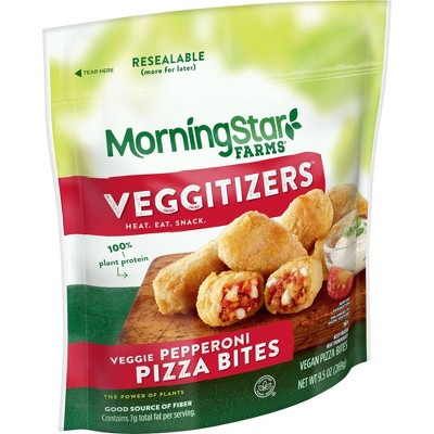 MorningStar Farms Vegan Frozen Veggitizers Veggie Pepperoni Pizza Bites - 9.5oz