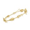 Ross-Simons 18kt Gold Over Sterling Sea Life Anklet - 3 of 4