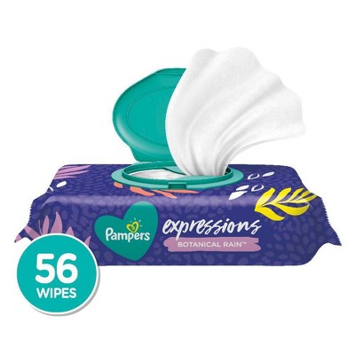 pampers expressions botanical rain baby wipes