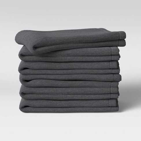 5pk Cotton Assorted Kitchen Towels Gray - Threshold™