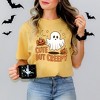 Simply Sage Market Women's Cute But Creepy Short Sleeve Garment Dyed Tee - 2 of 4