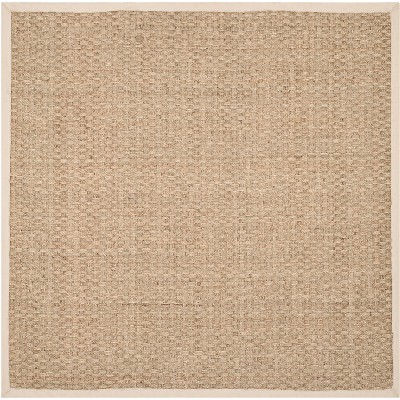 Natural Fiber Nf114 Power Loomed Area Rug - Natural/ivory - 6'x6 ...