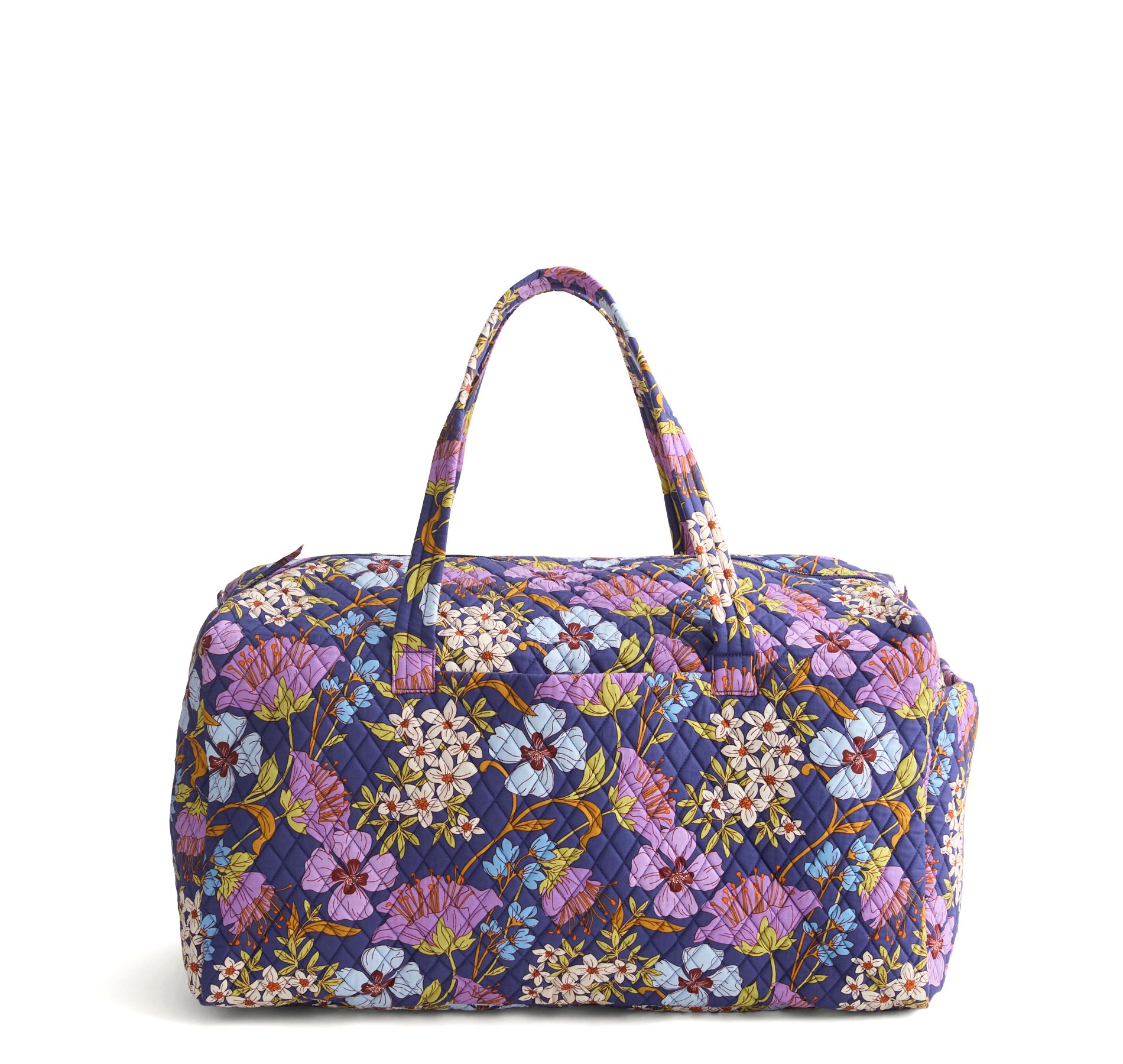 Vera Bradley Women's Outlet Cotton Outlet XL Travel Duffel Bag Coffee Garden