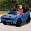Ride On Car for Kids, 12V Dodge Challenger Car, Battery Powered Electric Vehicle, Toddler Ride On Toy with Remote Control, Music, LED Lights - 4 of 4