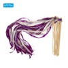 Unique Bargains Party Wooden Handle Lace Ribbon Sticks Fairy Wand 25 Pcs - 3 of 4