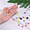 Unique Bargains Round Resin 2-Hole Fish Eye Craft Replacement Sewing Button 10 Pcs - 4 of 4