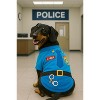 Parisian Pet 'Officer Woof' Halloween Costume for Dogs & Cats – Police Dog Costume, Pet Officer Outfit for Halloween, Light Blue - 4 of 4