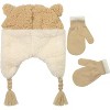 Addie & Tate Boys & Girls Winter Hat and Mittens or Gloves Set, Kids Ages 4-7 - 4 of 4