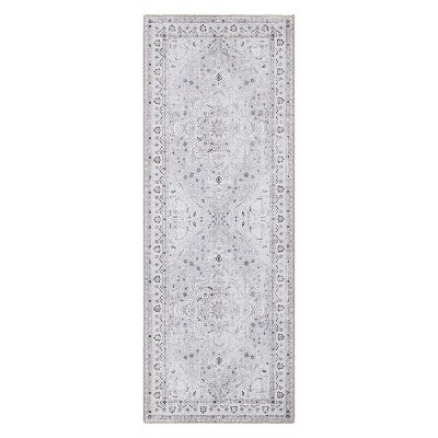 World Rug Gallery Transitional Medallion Machine Washable Area Rug
